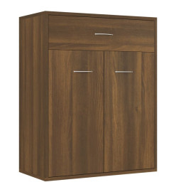 Buffet Chêne marron 60x30x75 cm Bois d'ingénierie