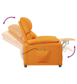 Fauteuil de massage Jaune Tissu