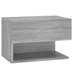 Tables de chevet murales 2 pcs Sonoma gris