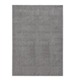 Tapis à poils courts 240x340 cm Gris