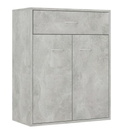 Buffet Gris béton 60 x 30 x 75 cm Aggloméré