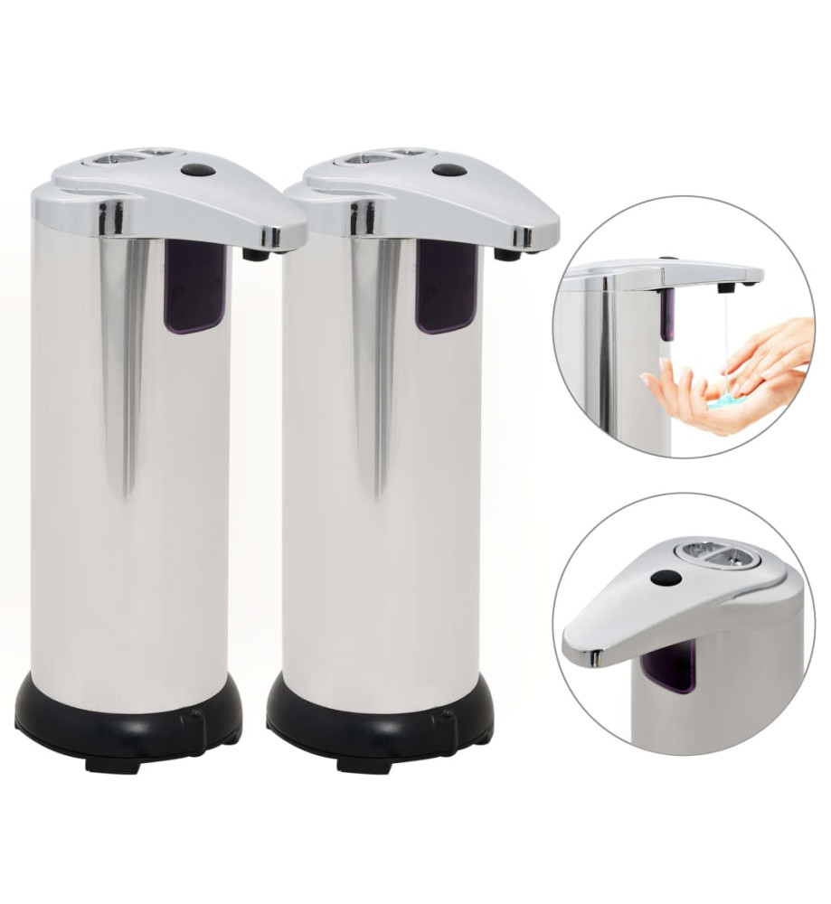 Distributeur automatique de savon 2 pcs Capteur IR 600 ml