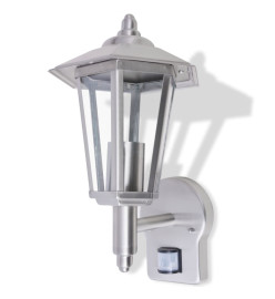 Lampe murale extérieure avec capteur Acier inoxydable