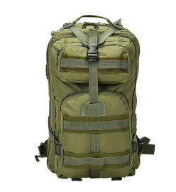 Sac à dos en style militaire 50 L Vert olive