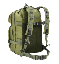 Sac à dos en style militaire 50 L Vert olive