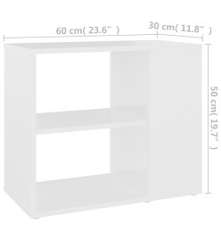 Armoire latérale Blanc 60x30x50 cm Aggloméré