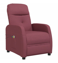 Fauteuil électrique de massage Bordeaux Tissu