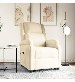 Fauteuil Crème Tissu