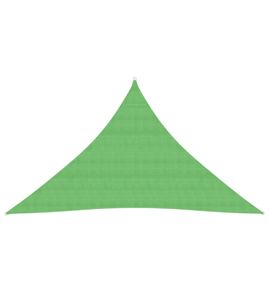 Voile d'ombrage 160 g/m² Vert clair 4x4x5,8 m PEHD