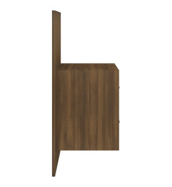 Tables de chevet murales 2 pcs Chêne marron