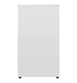 Armoire de salle de bain Blanc brillant 60x33x61 cm Aggloméré