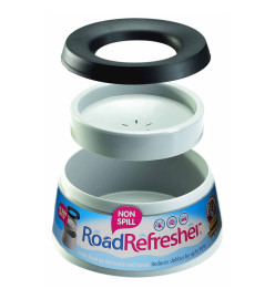 Road Refresher Bol à eau pour animaux de compagnie S Gris SGRR