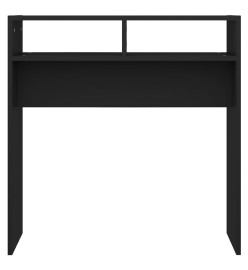 Table console Noir 78x30x80 cm Aggloméré