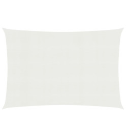 Voile d'ombrage 160 g/m² Blanc 5x7 m PEHD