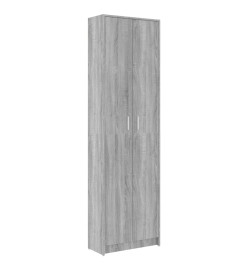 Garde-robe couloir Sonoma gris 55x25x189 cm Bois d'ingénierie