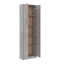 Garde-robe couloir Sonoma gris 55x25x189 cm Bois d'ingénierie