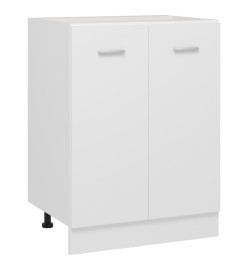 Armoire de plancher Blanc 60x46x81,5 cm Bois d'ingénierie