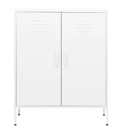 Armoire de rangement Blanc 80x35x101,5 cm Acier