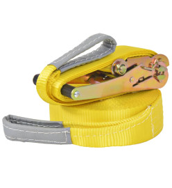 Corde lâche pour slackline 15 m x 50 mm 150 kg Jaune