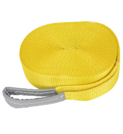 Corde lâche pour slackline 15 m x 50 mm 150 kg Jaune