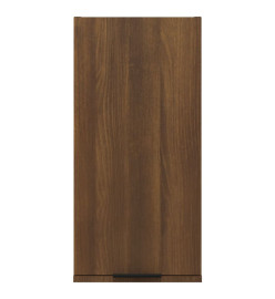 Armoire de salle de bain murale Chêne marron 32x20x67 cm