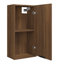 Armoire de salle de bain murale Chêne marron 32x20x67 cm