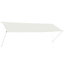 Auvent rétractable 350x150 cm Crème