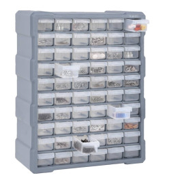 Organisateur multi-tiroirs avec 60 tiroirs 38x16x47,5 cm