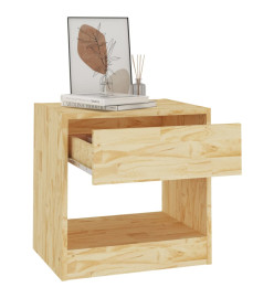 Table de chevet 40x31x40 cm Bois de pin massif