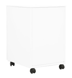 Classeur mobile Blanc 39x45x60 cm Acier