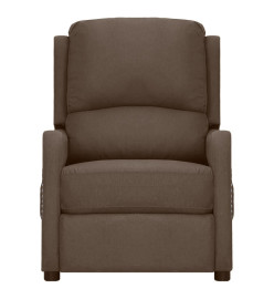 Fauteuil de massage Taupe Tissu