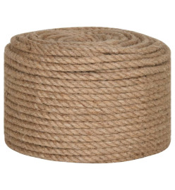 Corde de jute 50 m de long 12 mm d'épaisseur