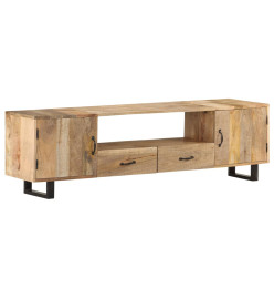 Meuble TV 160x30x45 cm Bois massif de manguier