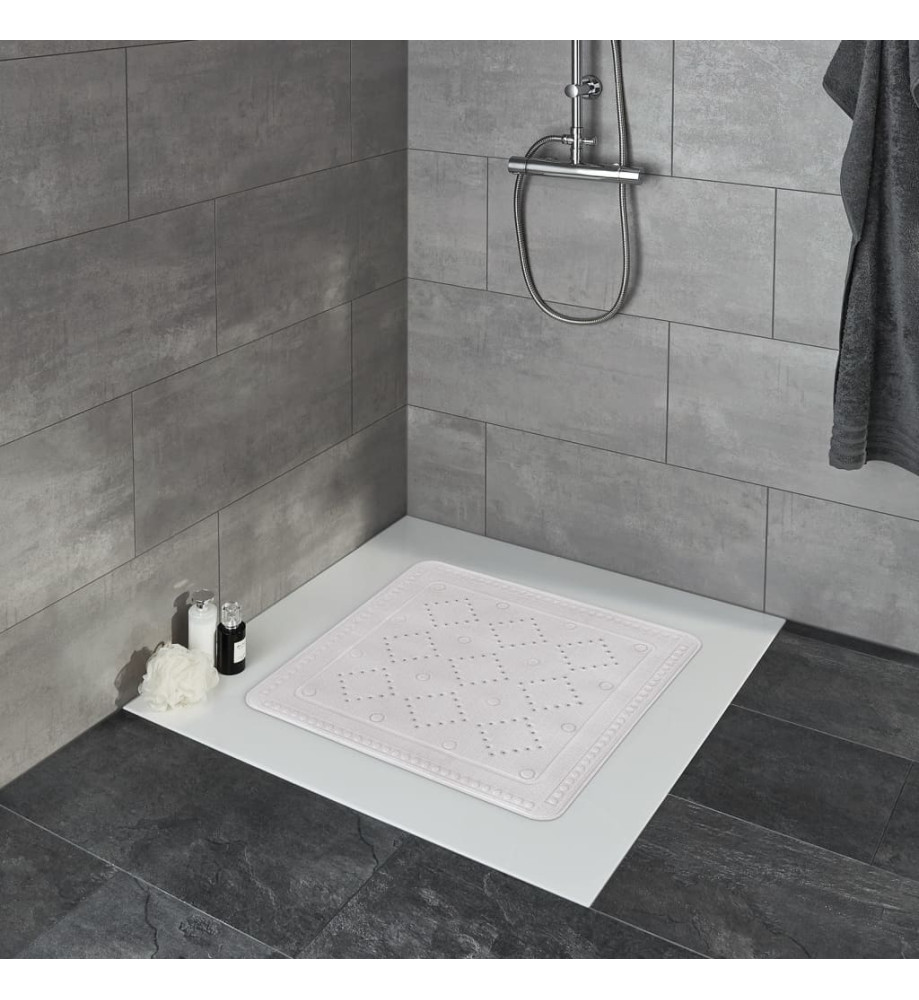 Kleine Wolke Tapis de bain antidérapant Arosa 55x55 cm Gris