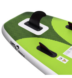 Ensemble de planche SUP gonflable Vert 360x81x10 cm