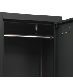 Armoire à casiers Anthracite 38x45x180 cm Acier