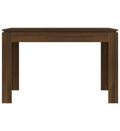 Table à dîner Chêne marron 120x60x76 cm Bois d'ingénierie