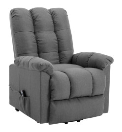 Fauteuil Gris clair Tissu