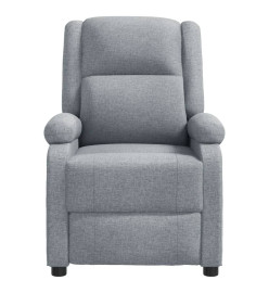 Fauteuil inclinable Gris clair Tissu