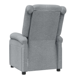 Fauteuil inclinable Gris clair Tissu