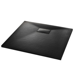 Bac de douche SMC Noir 90 x 80 cm