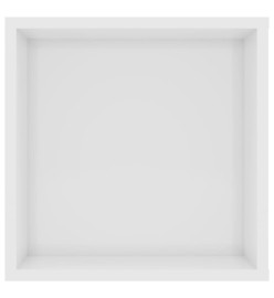 Meuble TV mural Blanc brillant 102x35x35 cm Aggloméré