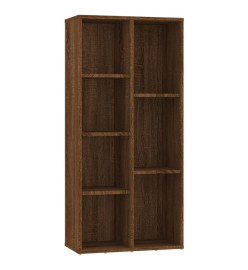 Armoire à livres Chêne marron 50x25x106 cm