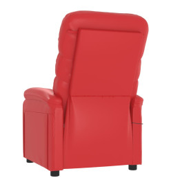 Fauteuil de massage Rouge Similicuir