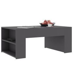 Table basse Gris 100x60x42 cm Aggloméré