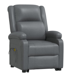Fauteuil de massage Gris Similicuir