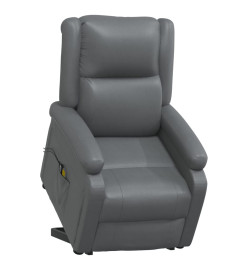 Fauteuil de massage Gris Similicuir