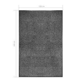 Paillasson lavable Anthracite 120x180 cm