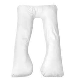 Coussin de grossesse 90 x 145 cm Blanc