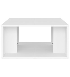 Tables basses 4 pcs Blanc 33x33x33 cm Aggloméré